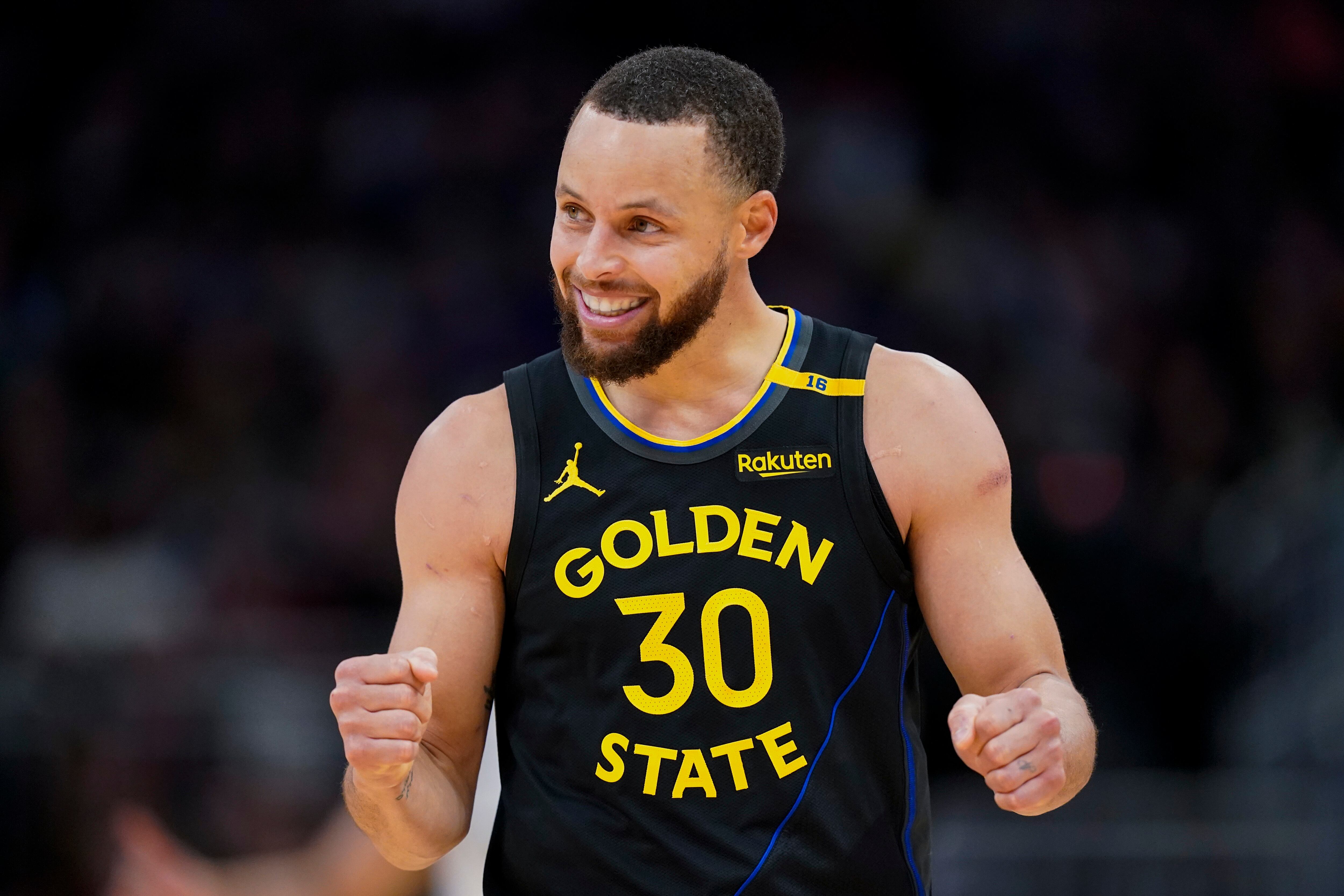 El fanástico base de Golden State Warriors Stephen Curry es una de las figuras del Partido de las Estrellas de la NBA.