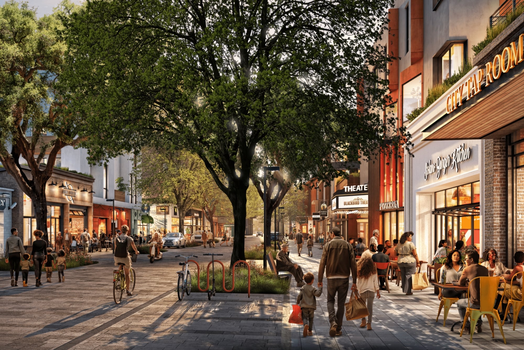 California Forever promete ser una ciudad con calles y parques transitables a pie