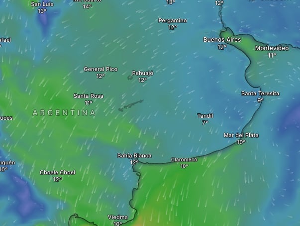 Hay alerta amarilla por vientos fuertes y niebla para este miércoles 17 de junio: las provincias afectadas