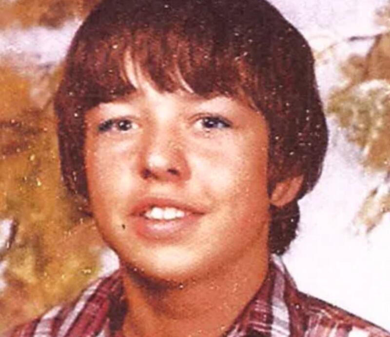 Una fotografía de Robert Roberson cuando era niño