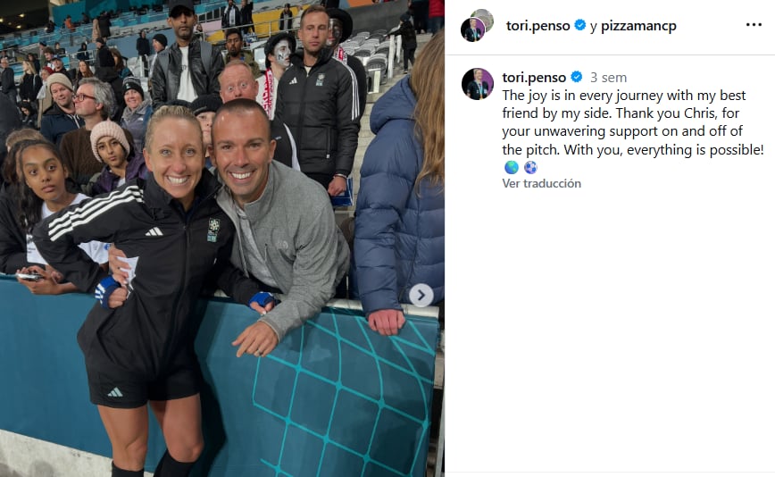 Tori le dedicó un tierno posteo a su pareja