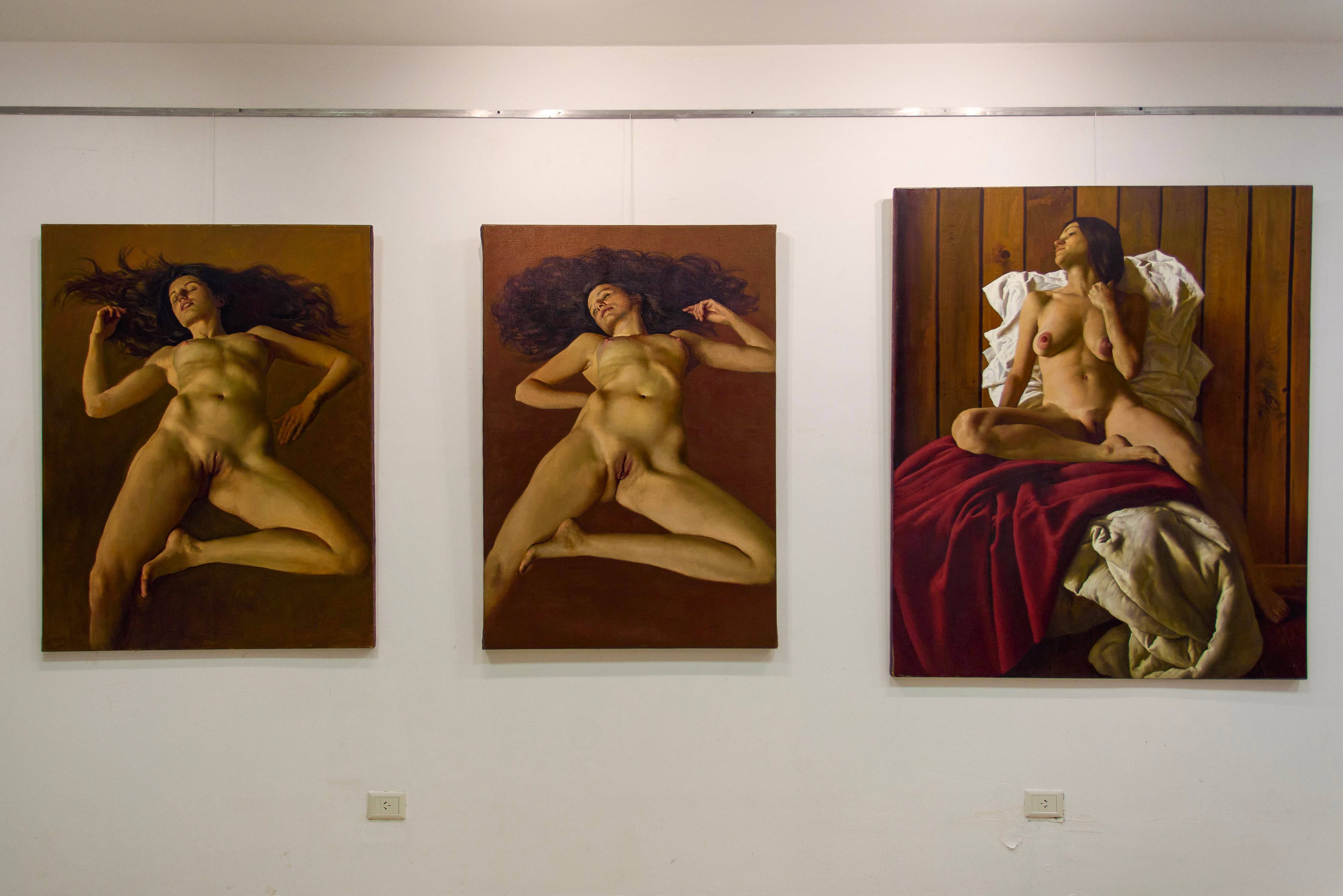 Juan Lascano, maestro del realismo argentino, expone sus desnudos en la muestra