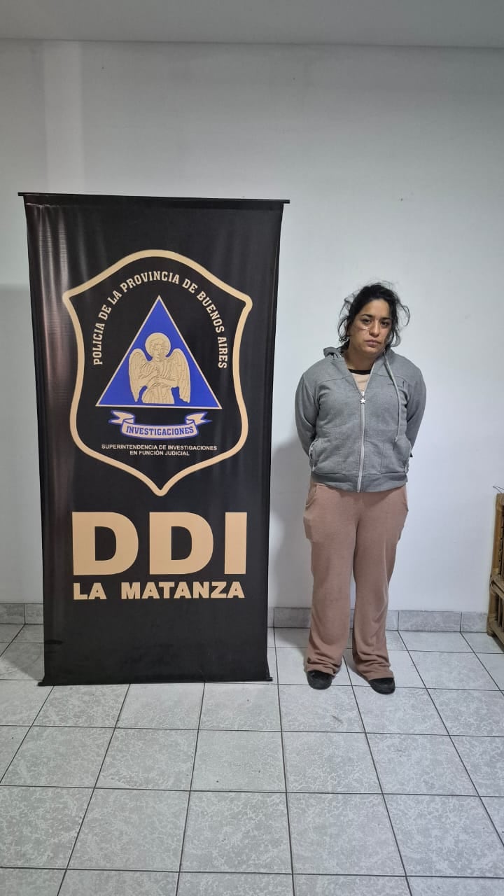 Florencia Ibáñez, detenida por el triple crimen en Florencio Varela
