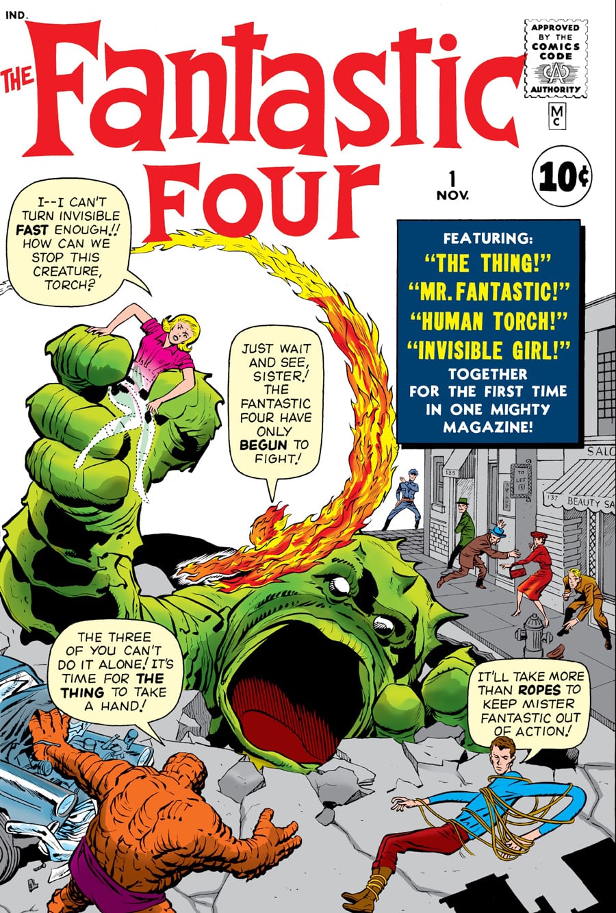El primer número de Los 4 Fantásticos