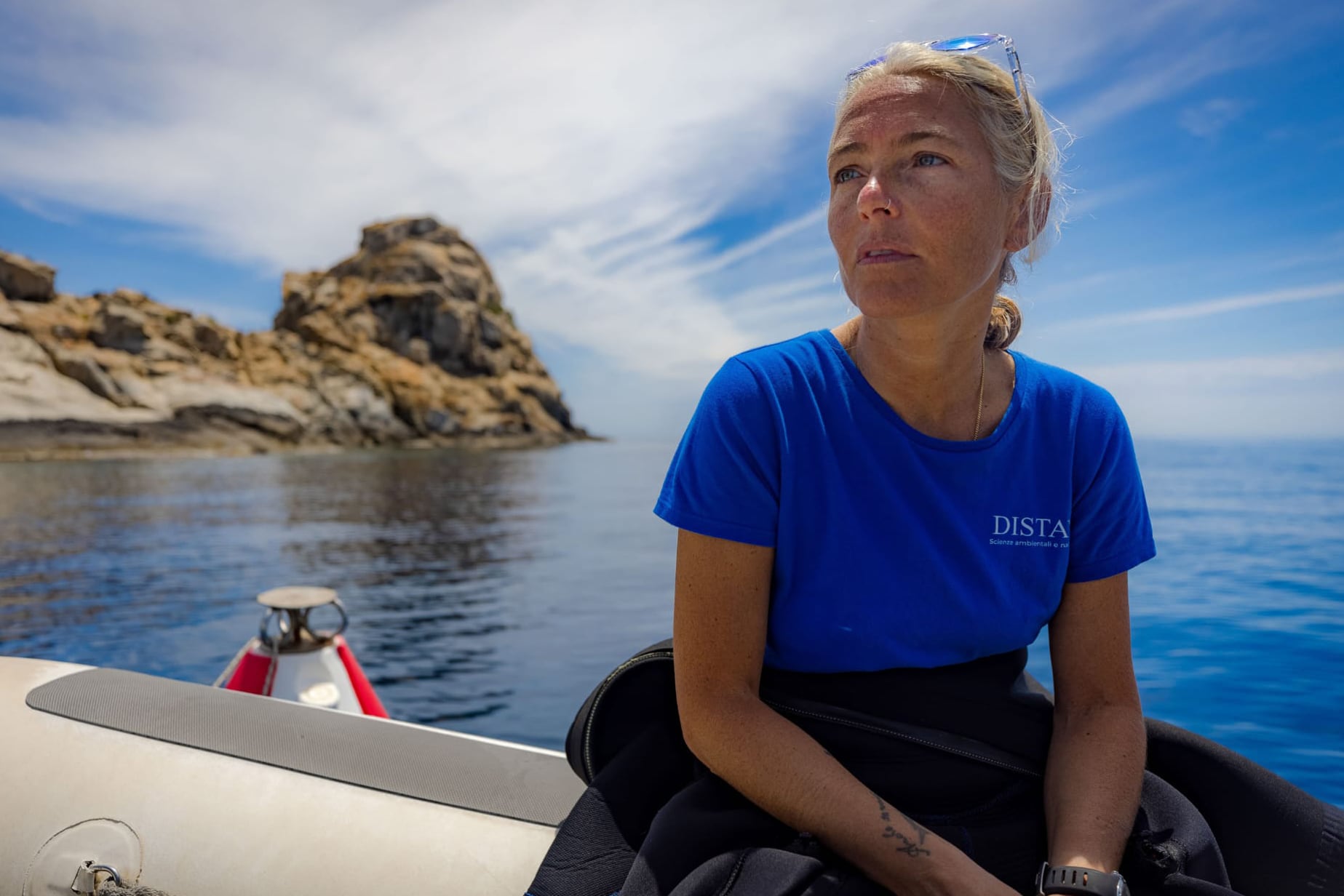 Mónica Montefalcone, la profesora de ecología de la Universidad de Génova