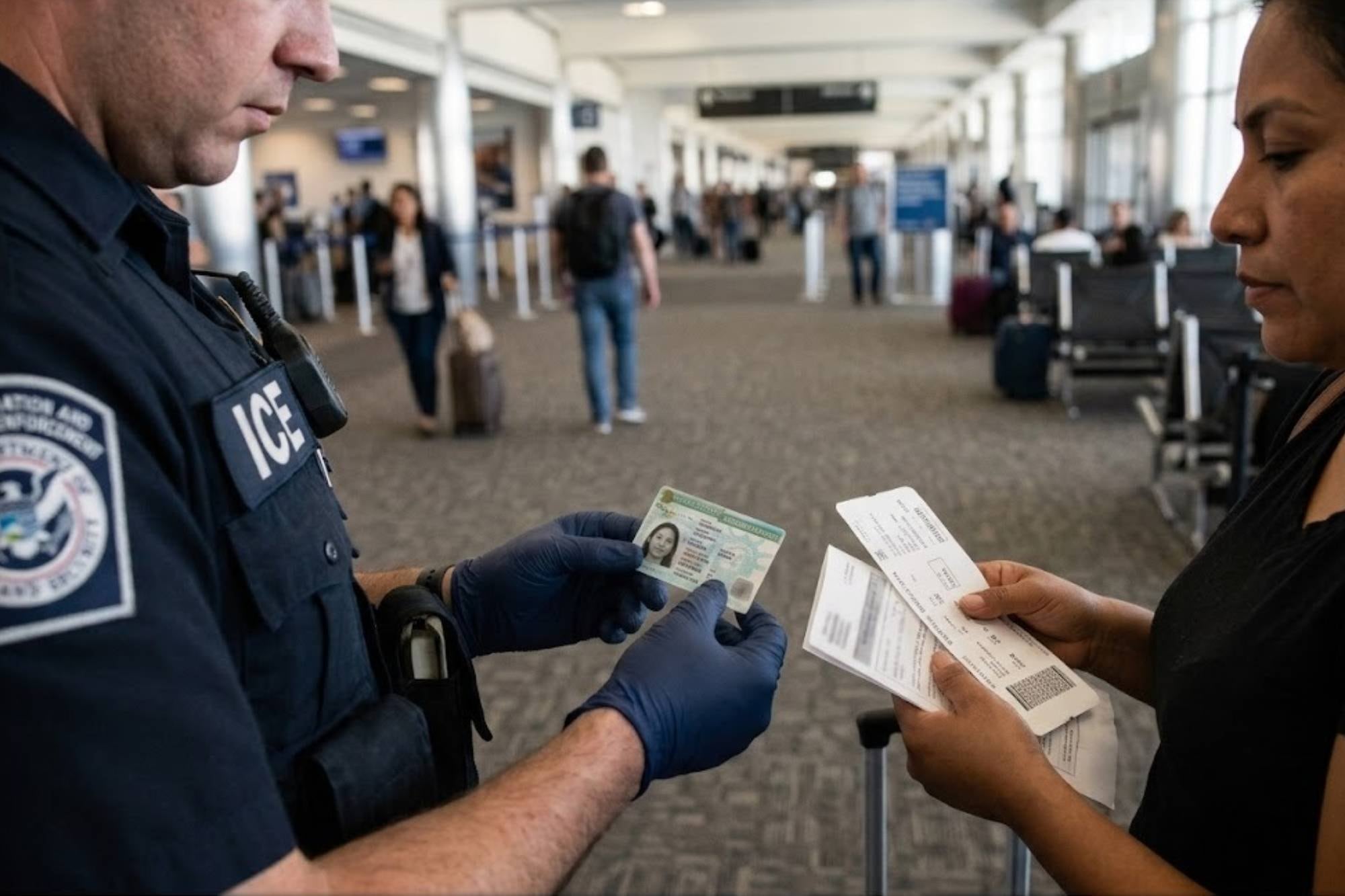 Operativos del ICE en aeropuertos: qué documentos debe tener un inmigrante a mano y cuáles puede pedir un agente