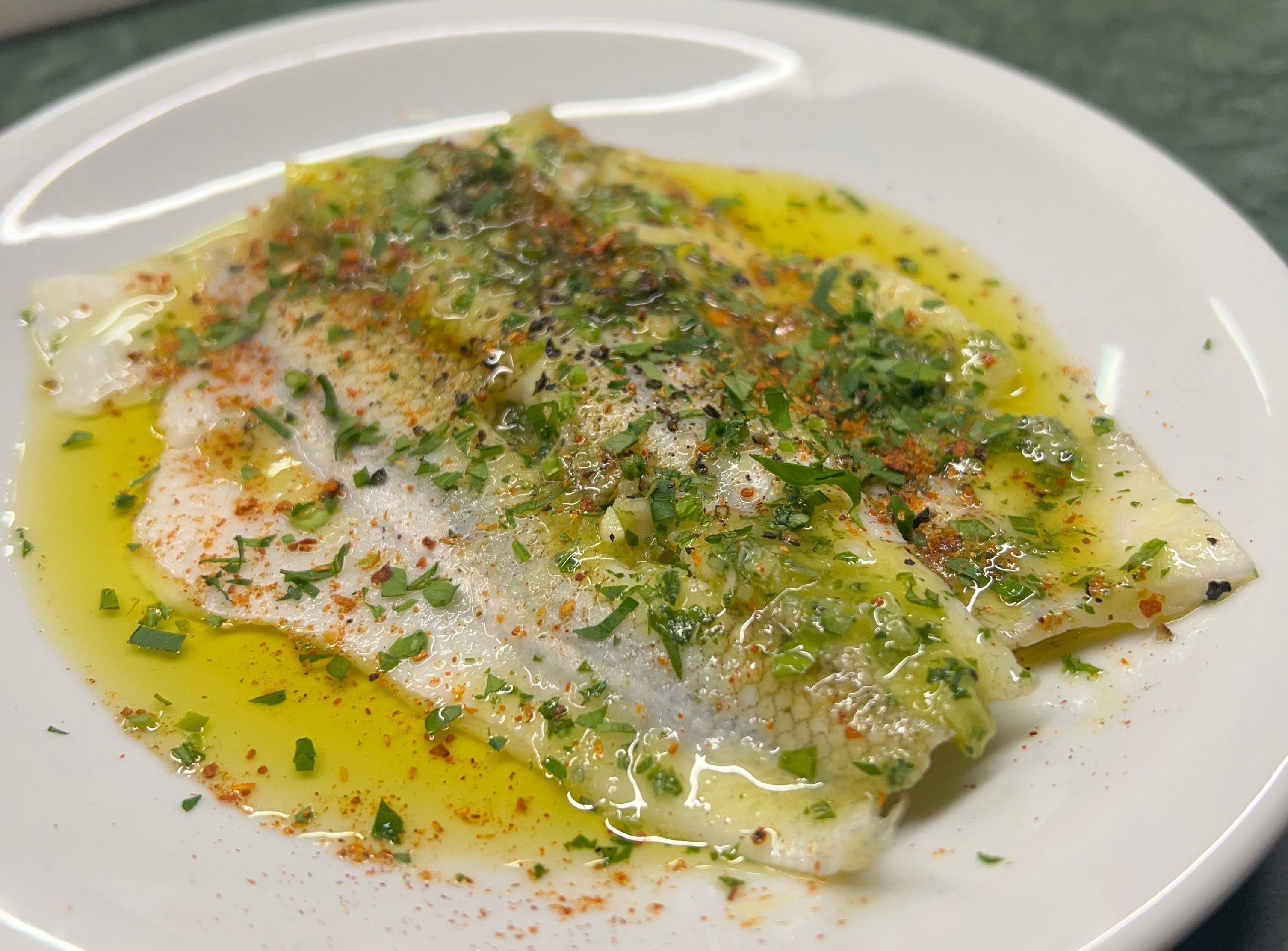 Los pescados tiene un espacio importante en la carta