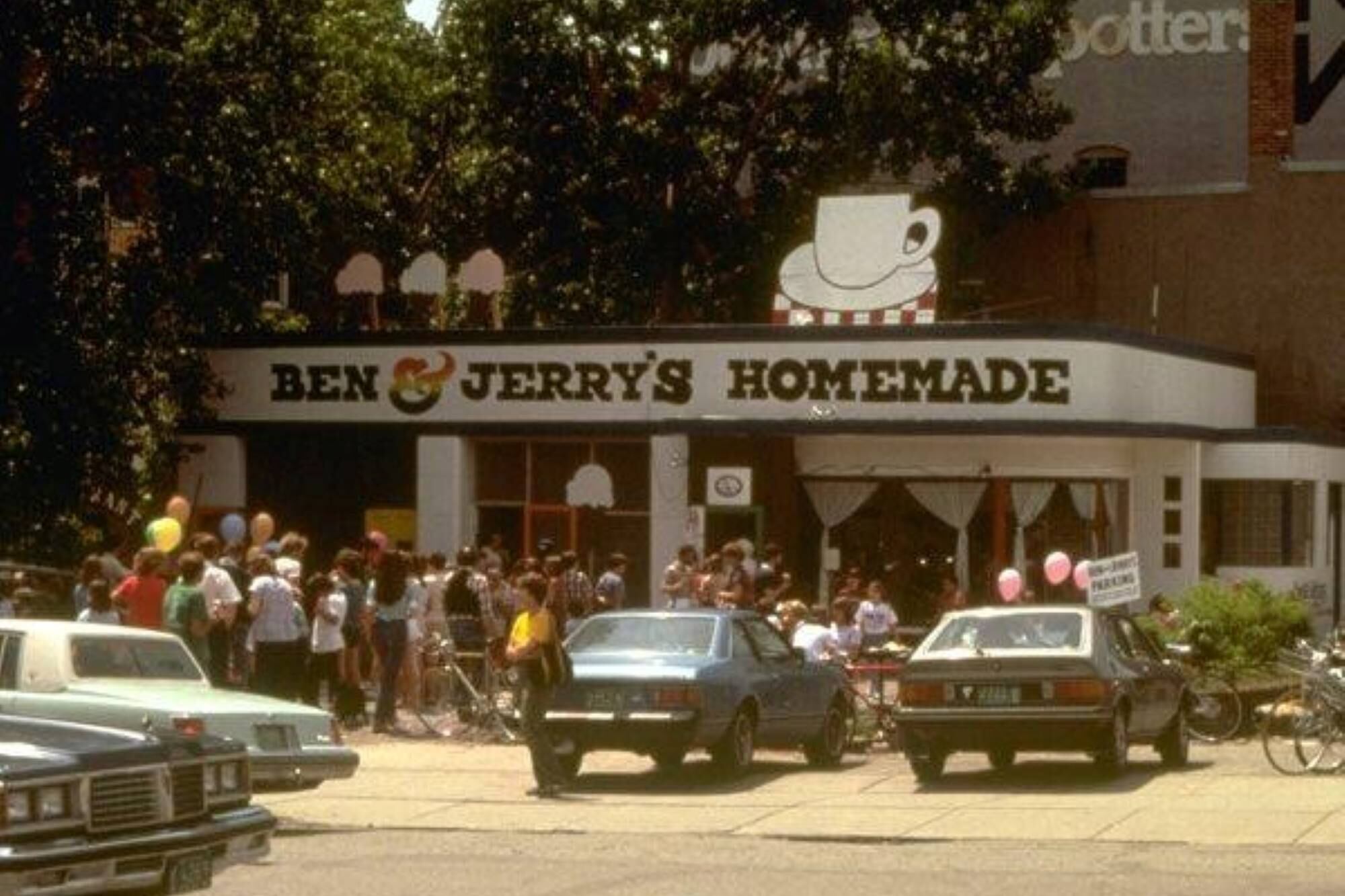 La primera heladería, fundada en 1978 en Vermont