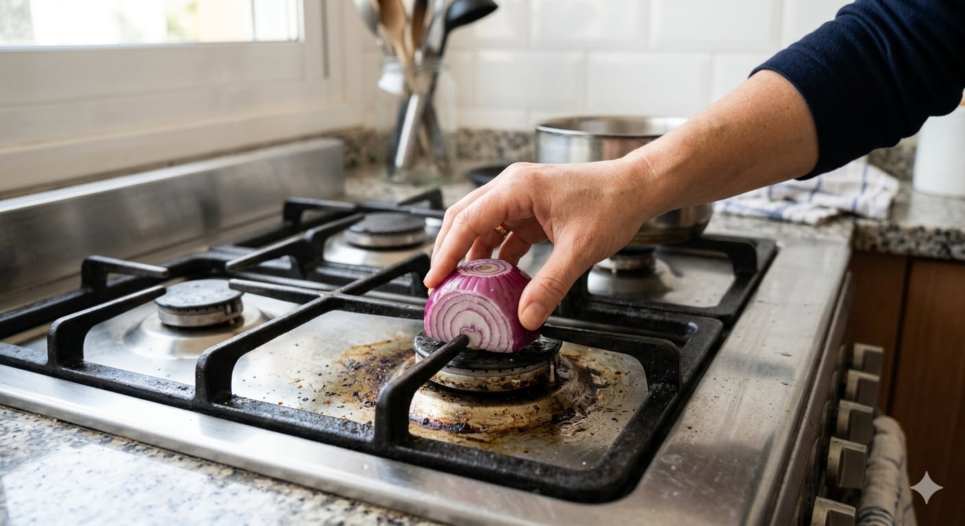 Truco Casero: Limpiar Hornallas Oxidadas Con Cebolla, Paso a Paso
