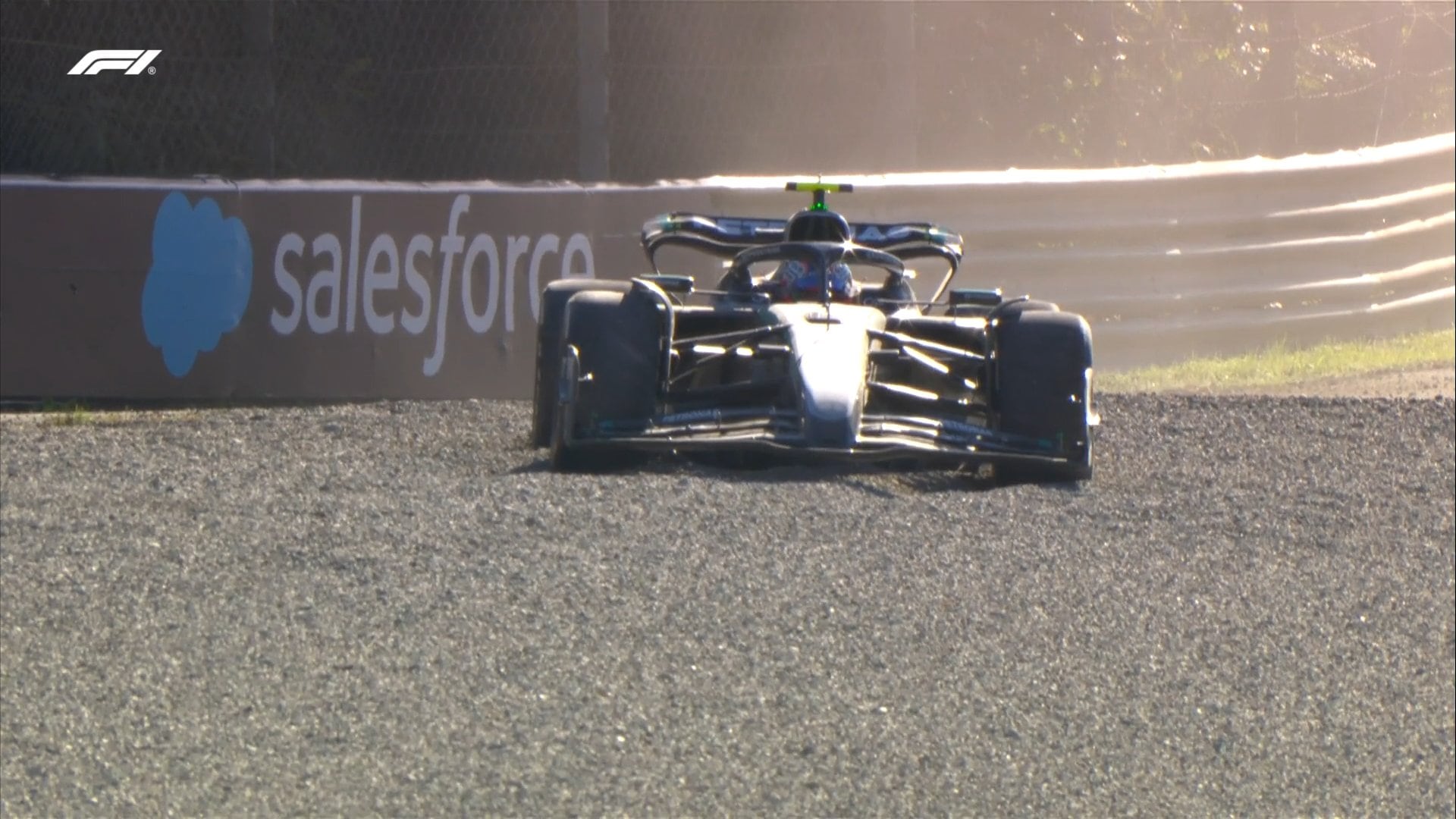 El despiste de Antonelli en la práctica 2 de Monza