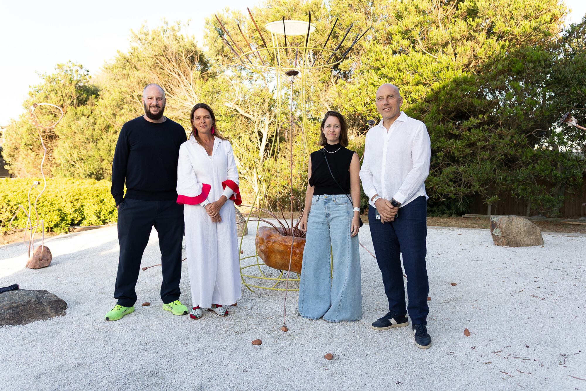 En fotos. Todos los invitados a la 12a edición de Este Arte en José Ignacio 22 Pablo León de la Barra, Virginia Cervieri, Guadalupe Requena y Pablo Monsuárez