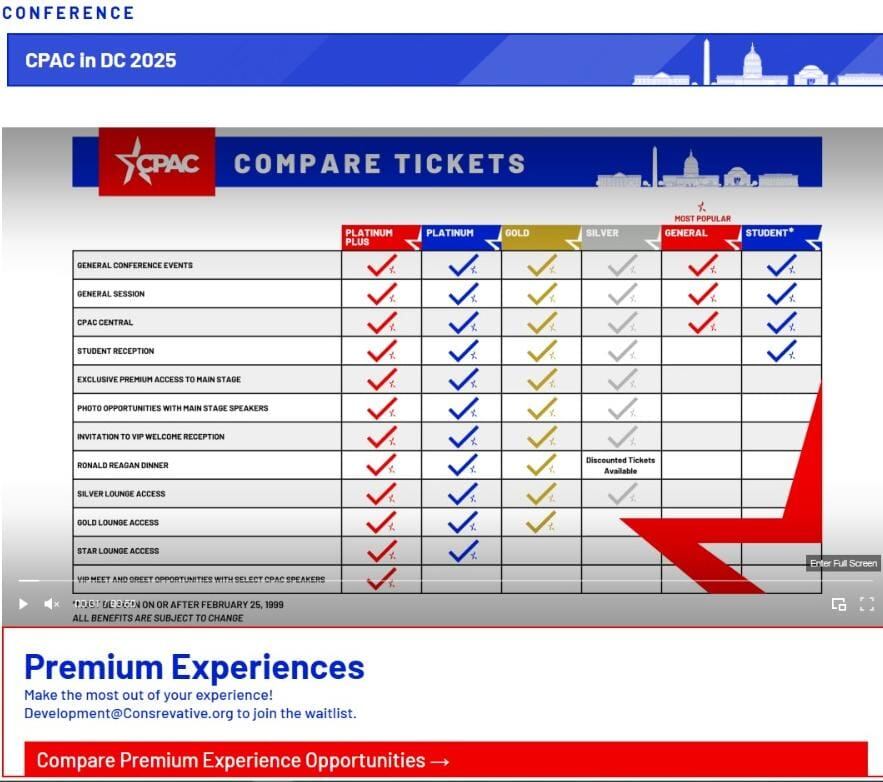 CPAC tickets