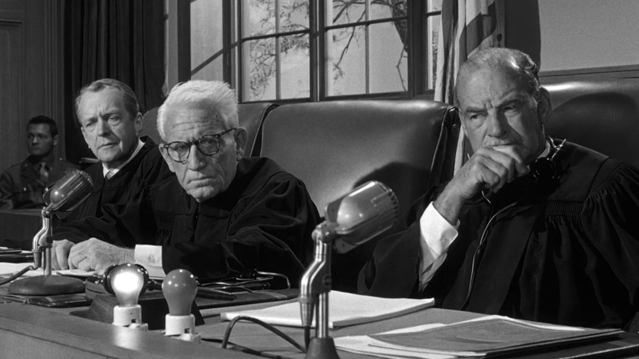 Una escena del film Juicio en Nuremberg (1961), de Stanley Kramer