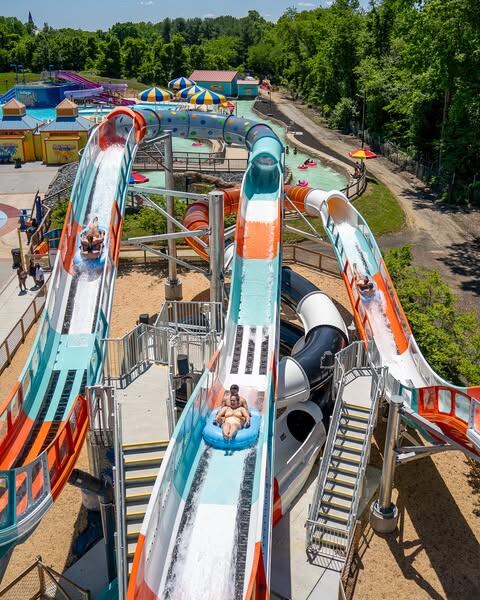 Hurricane Harbor de Six Flags es un parque acuático con sedes en diferentes ciudades de Estados Unidos (Facebook/Six Flags America)