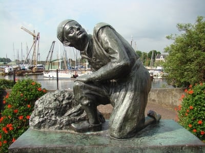 Escultura de Hans Brinker en Spaarndammer