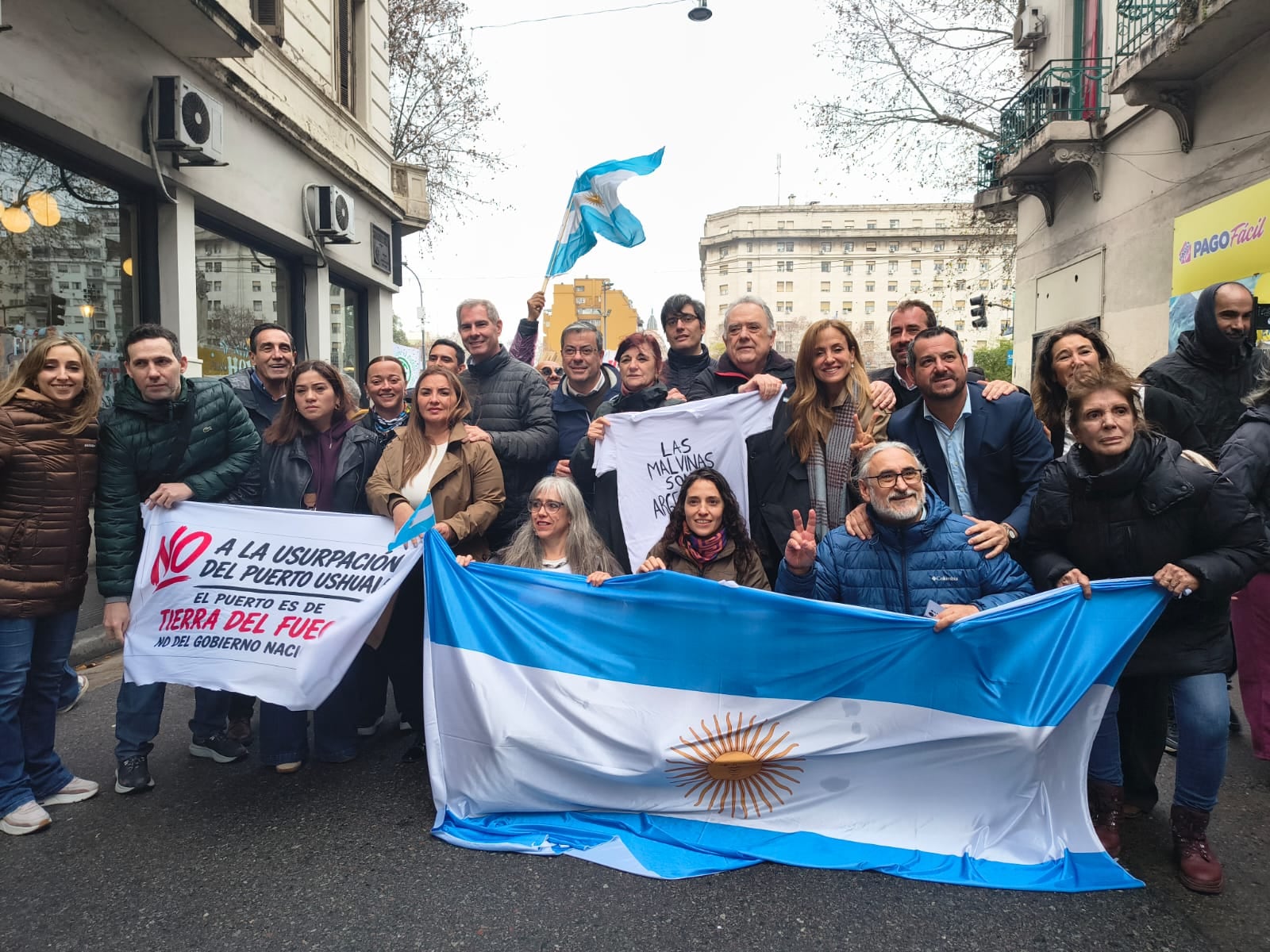 Victoria Tolosa Paz en la marcha