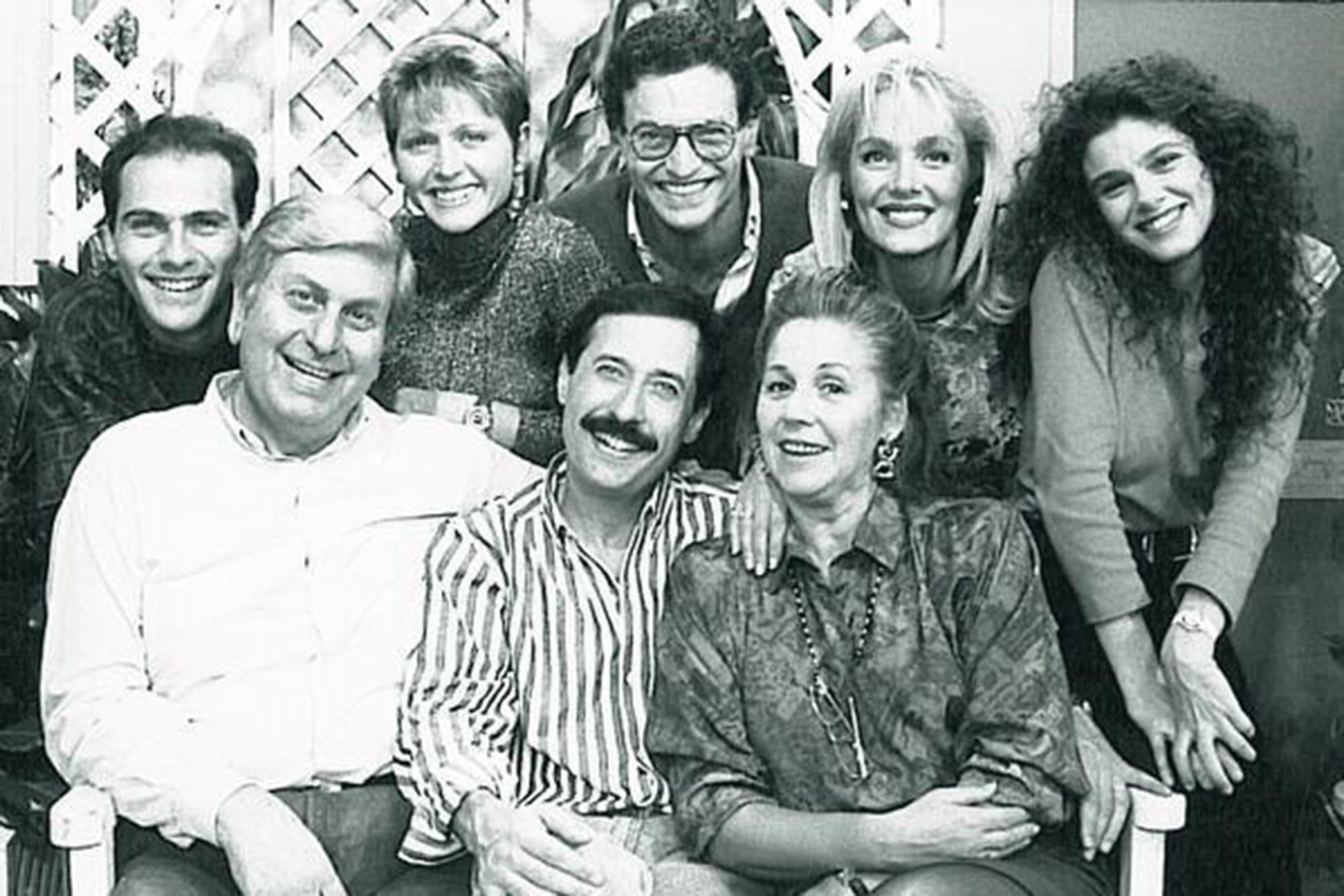 La familia Benvenuto: Horacio Erman es el primero de la izquierda