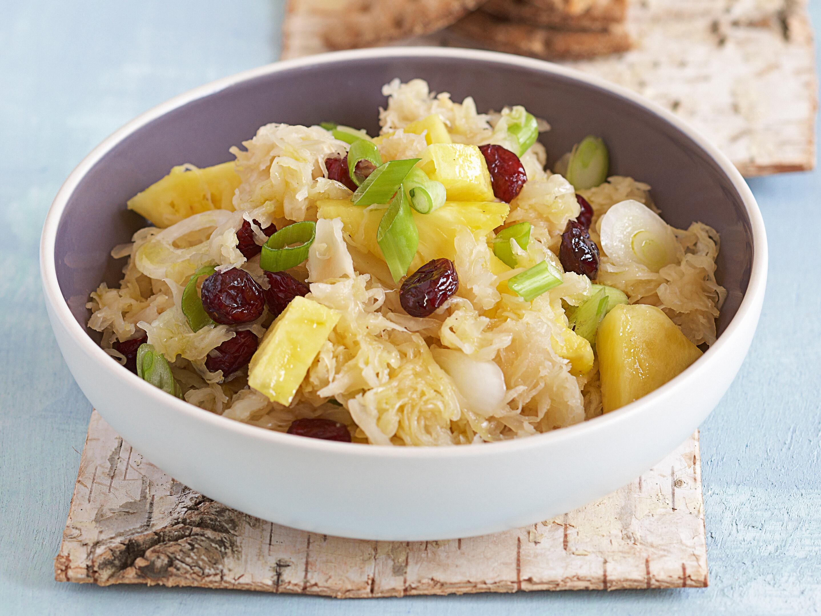 Ensalada frittata de chucrut