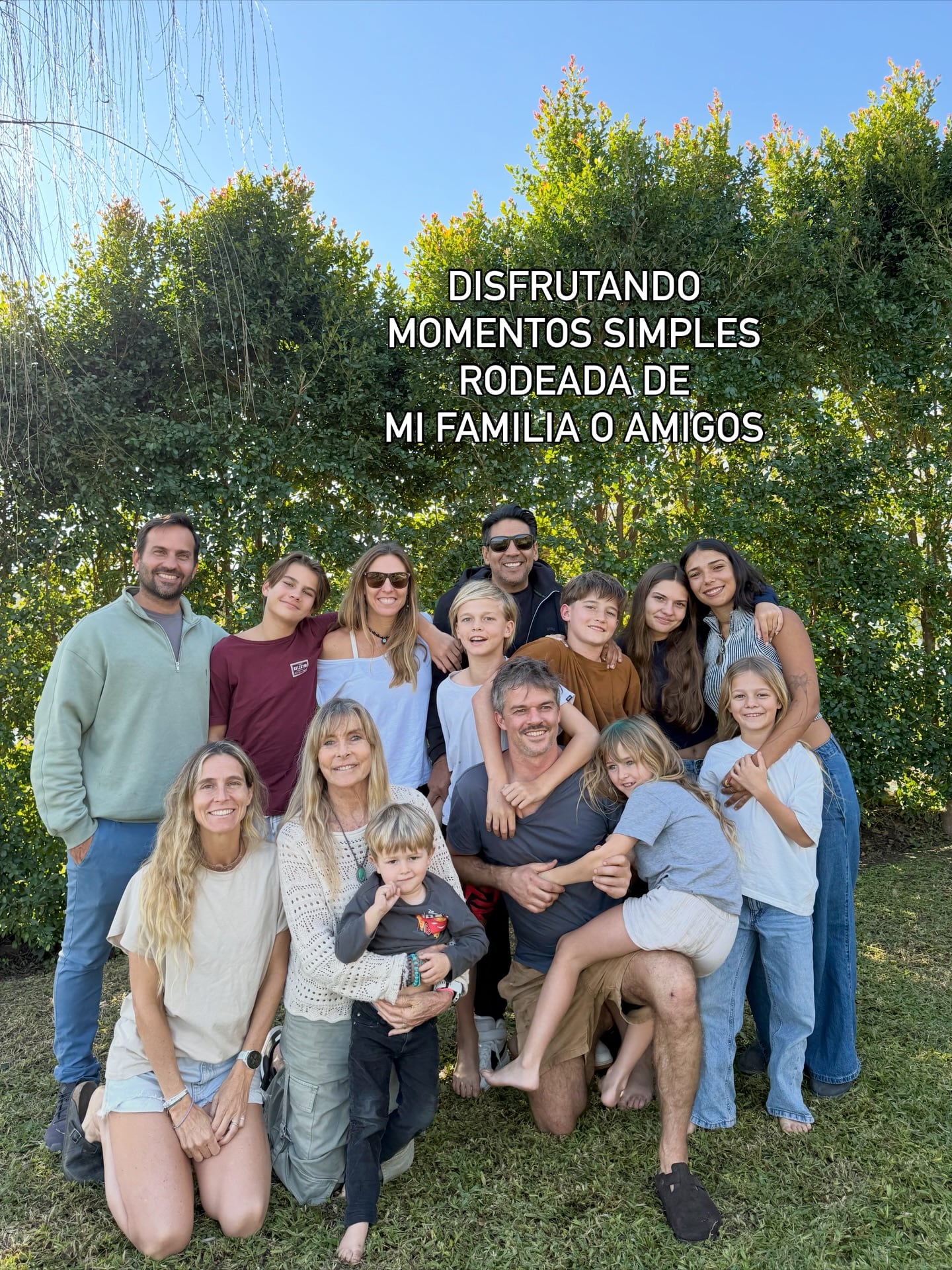 La familia es uno de los grandes pilares para la modelo