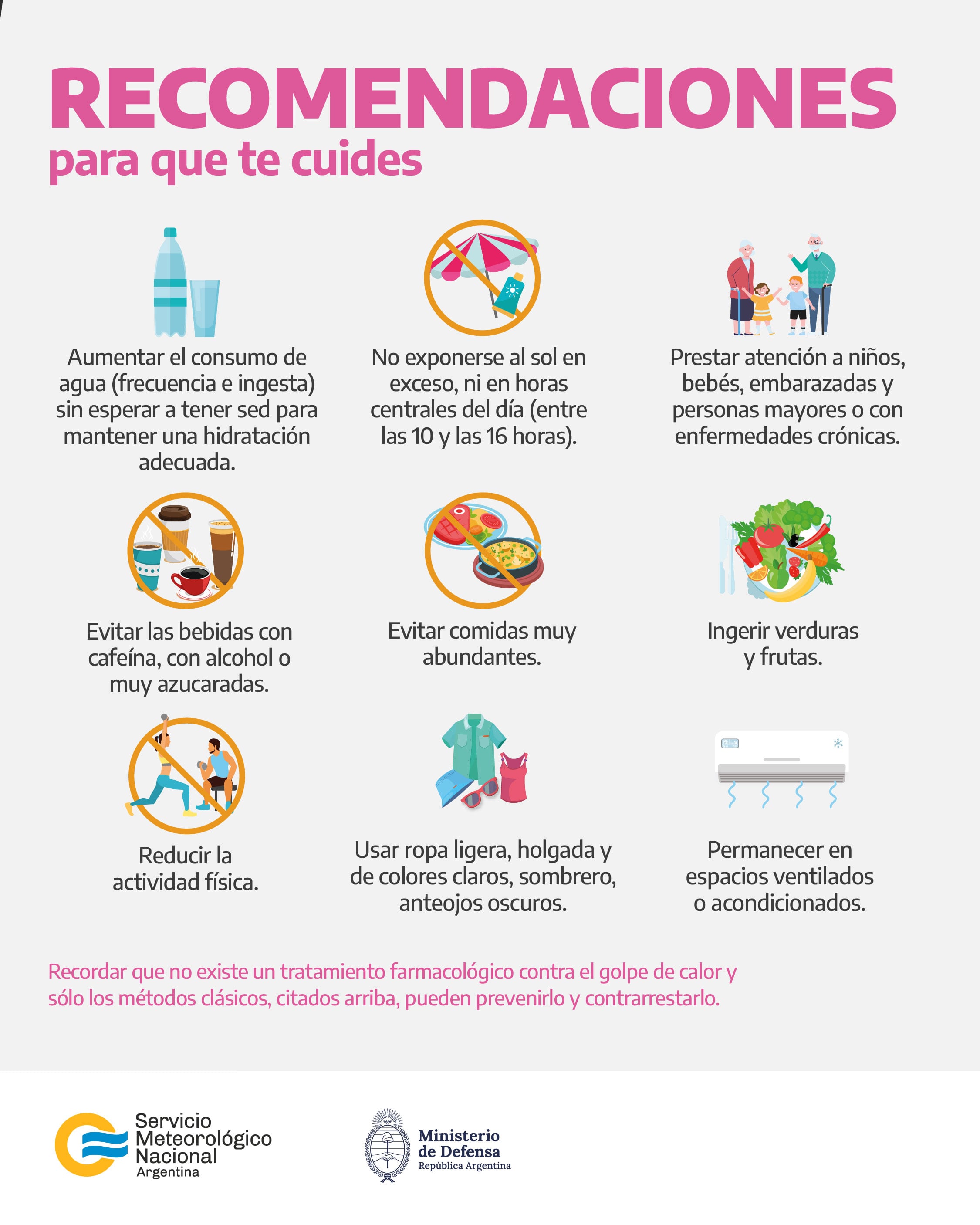 El ente compartió una serie de recomendaciones