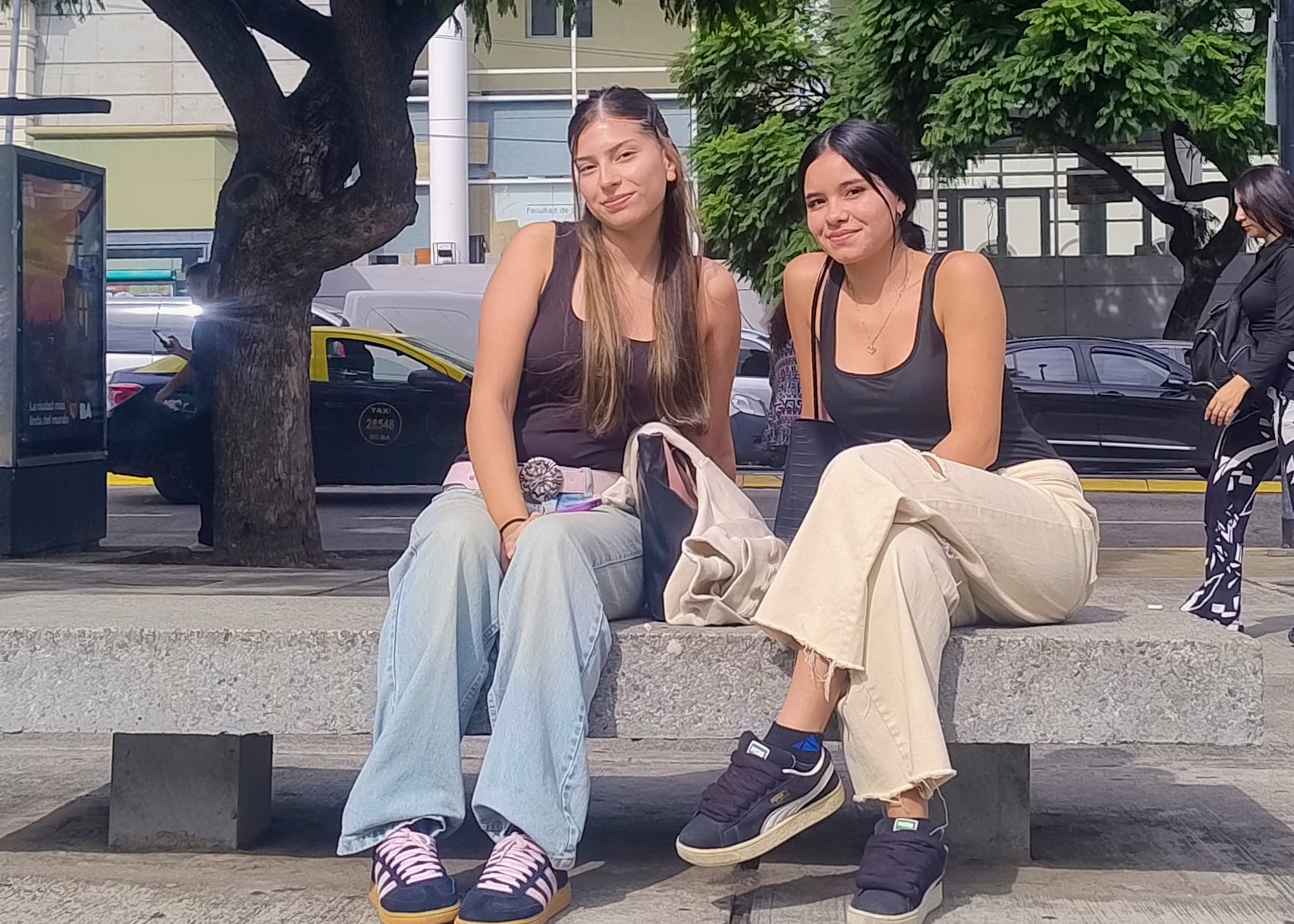 Naiara Rosales y Luz Ávalos, estudiantes de Abogacía y de Odontologia de la UBA, coinciden en que hay