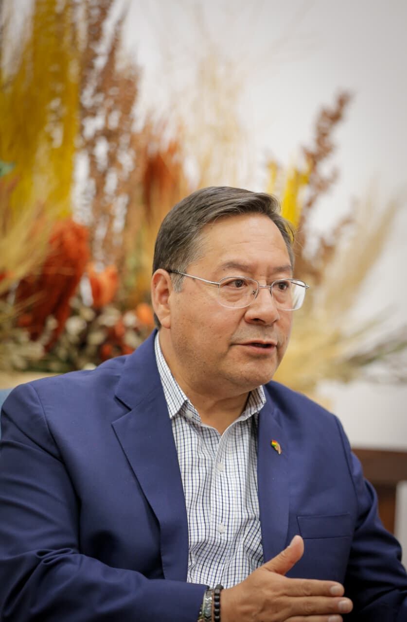 Entrevista con el presidente de Bolivia, Luis Arce