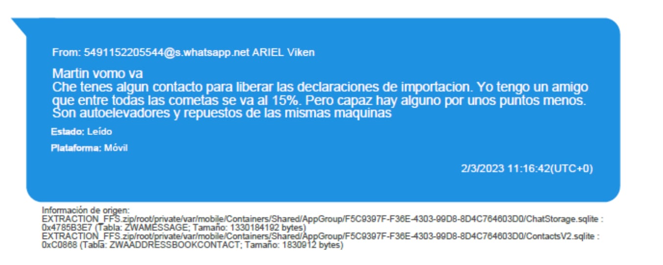 Los chats del SIRA