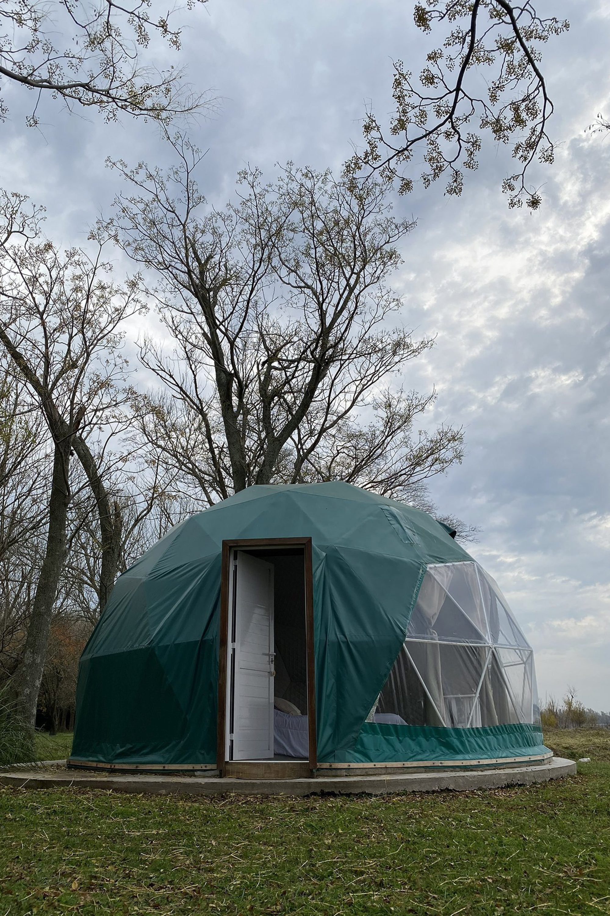 Fin de semana XXL: 5 glampings en estancias para desconectarse cerca de Buenos Aires 8 El glamping La Reserva en la estancia La Alameda, en Chascomús