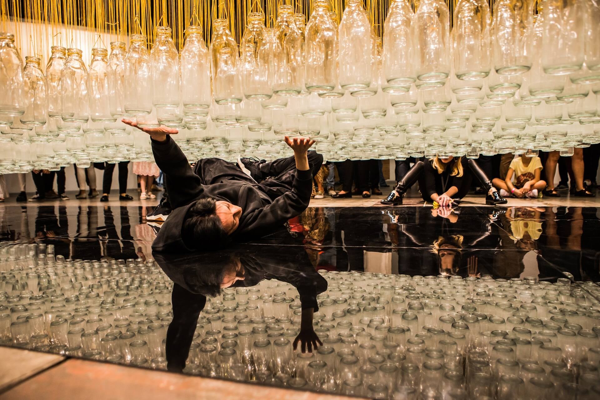 Performance de María José Arjona en arteba 2019