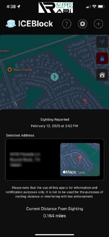 ICEBlock funciona como un sistema de alerta ante posibles redadas del ICE