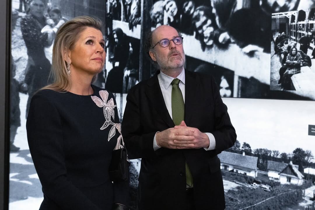 Máxima Zorreguieta visitó el Centro de Historia Judía de Nueva York y recorrió una exposición sobre Ana Frank (Foto: Instagram @annefrank.exhibit / John Halpern)