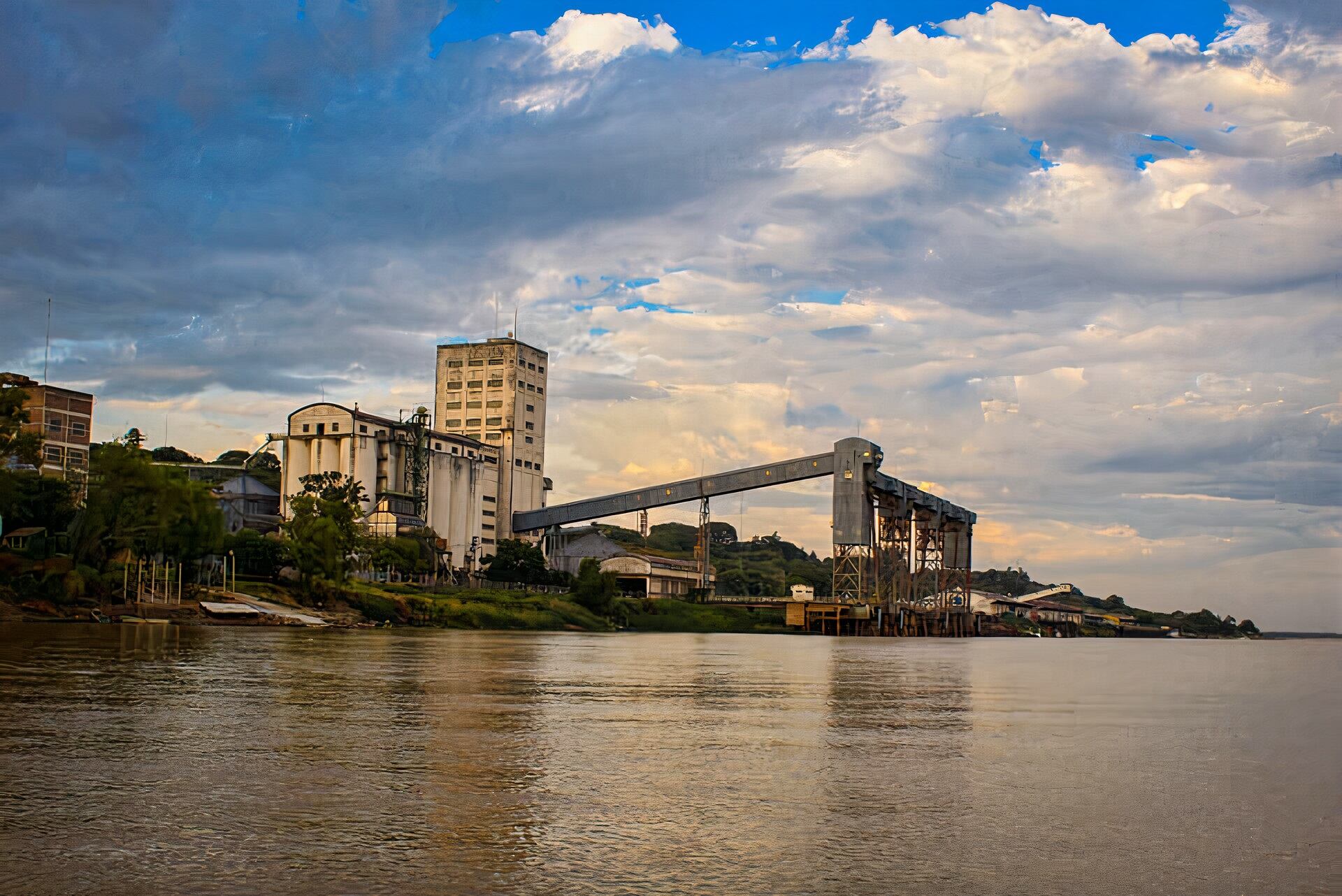 El puerto Diamante, en Entre Ríos.