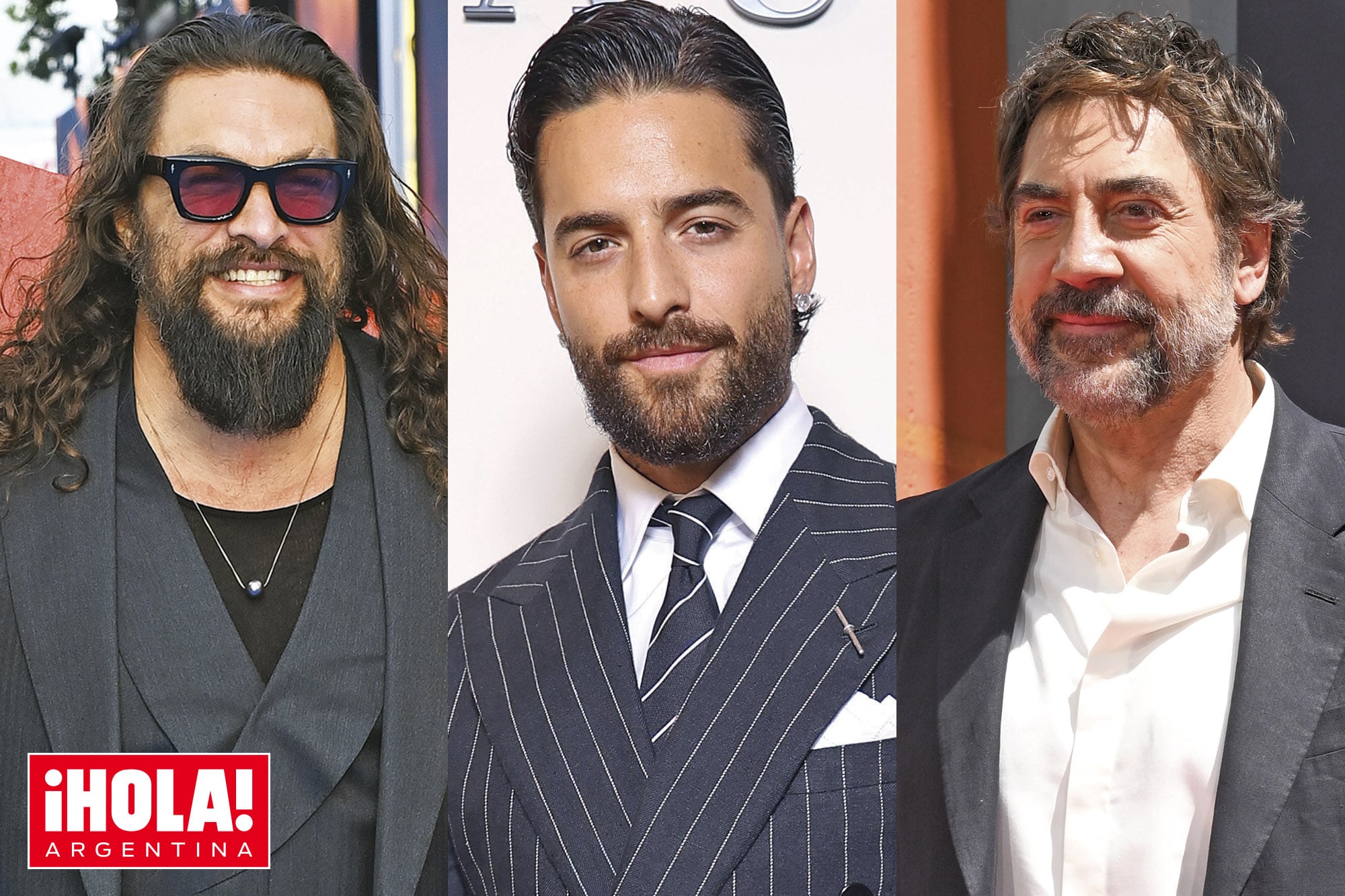 Cosa de hombres. Jason Momoa y la foto más especial junto a sus hijos, el momento fashion de Maluma y las huellas de Javier Bardem