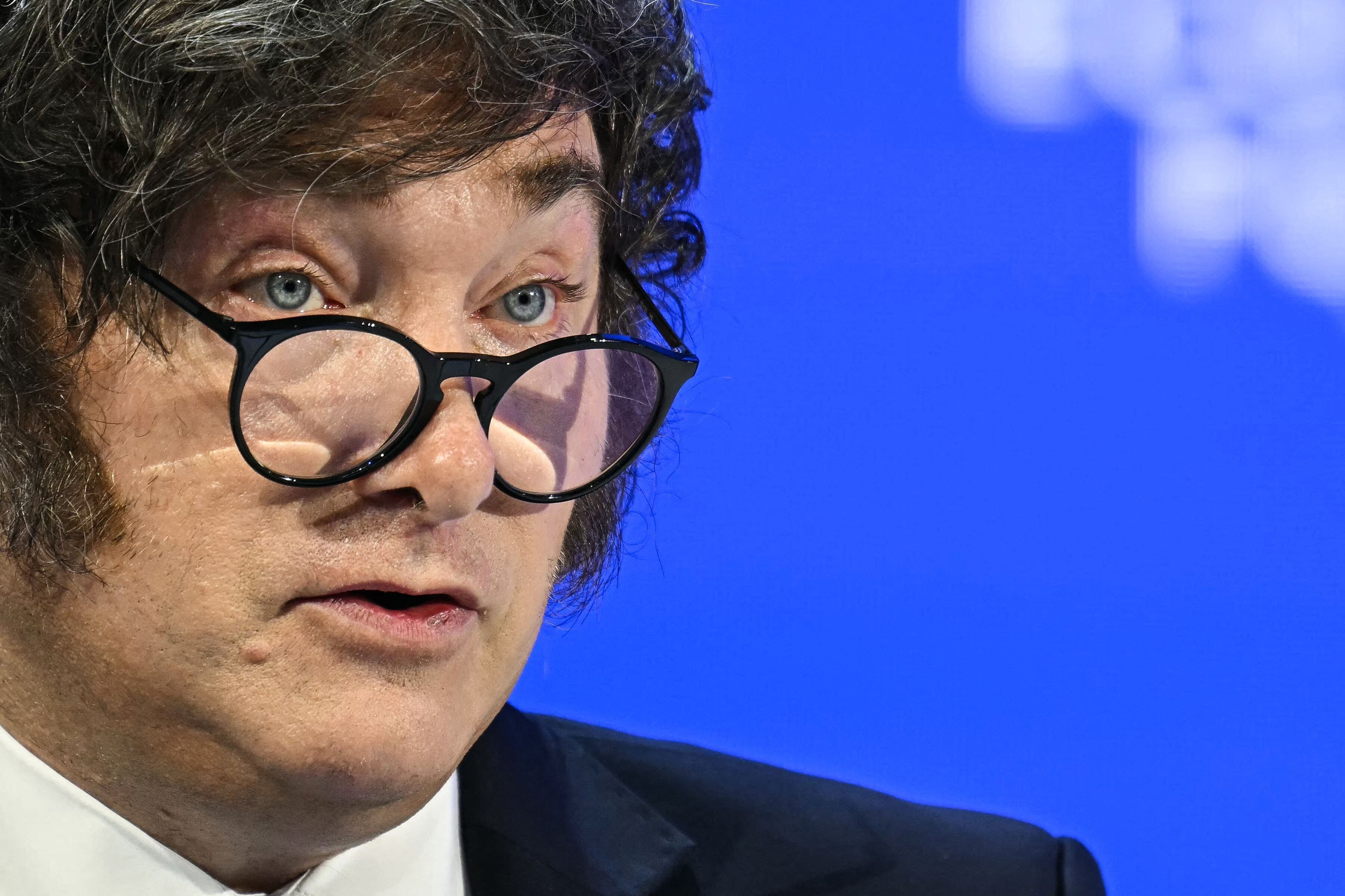 Javier Milei en el Foro de Davos
(Fabrice COFFRINI / AFP)