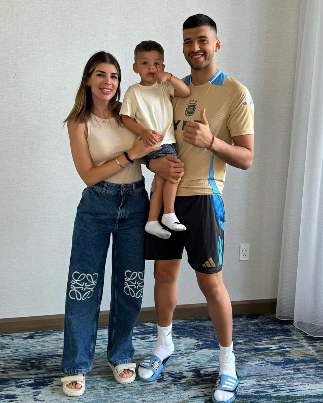 Rocío Espósito Suárez y Gerónimo Rulli son padres de Luca