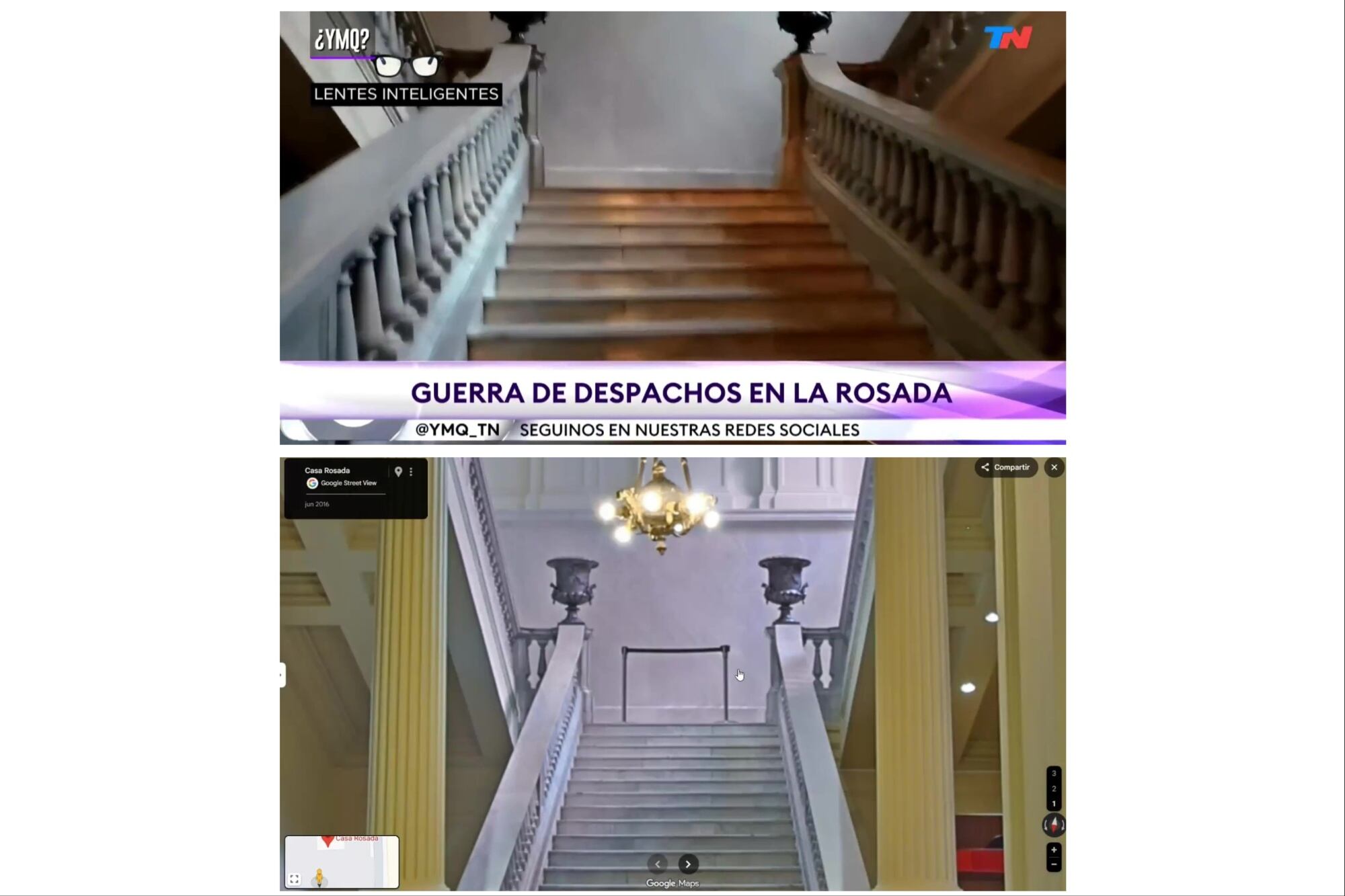 Casa Rosada
Las imágenes de Google Maps que desmontan la denuncia de espionaje periodístico del Gobierno