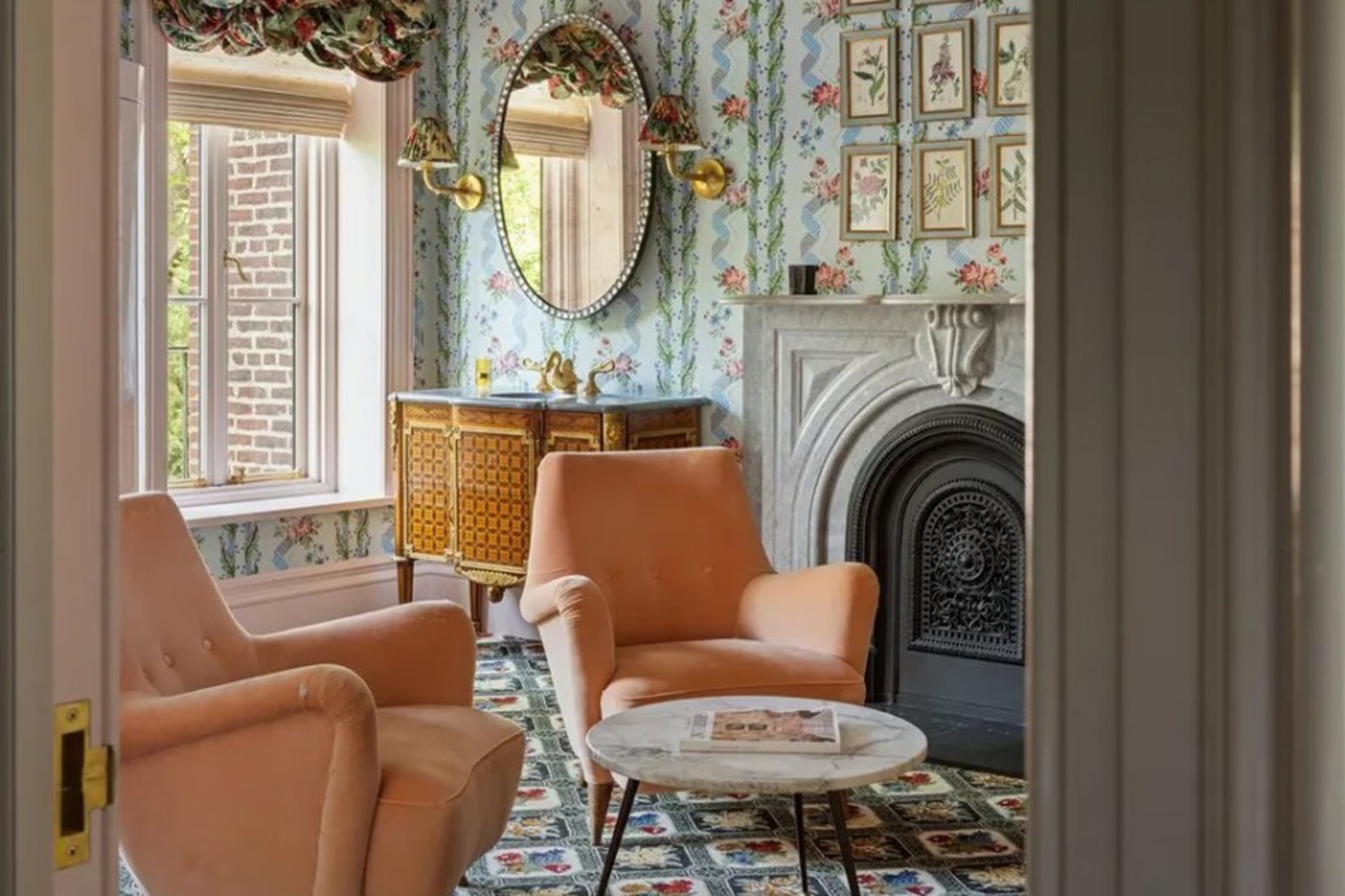 El lujoso brownstone está ubicado en Carroll Gardens