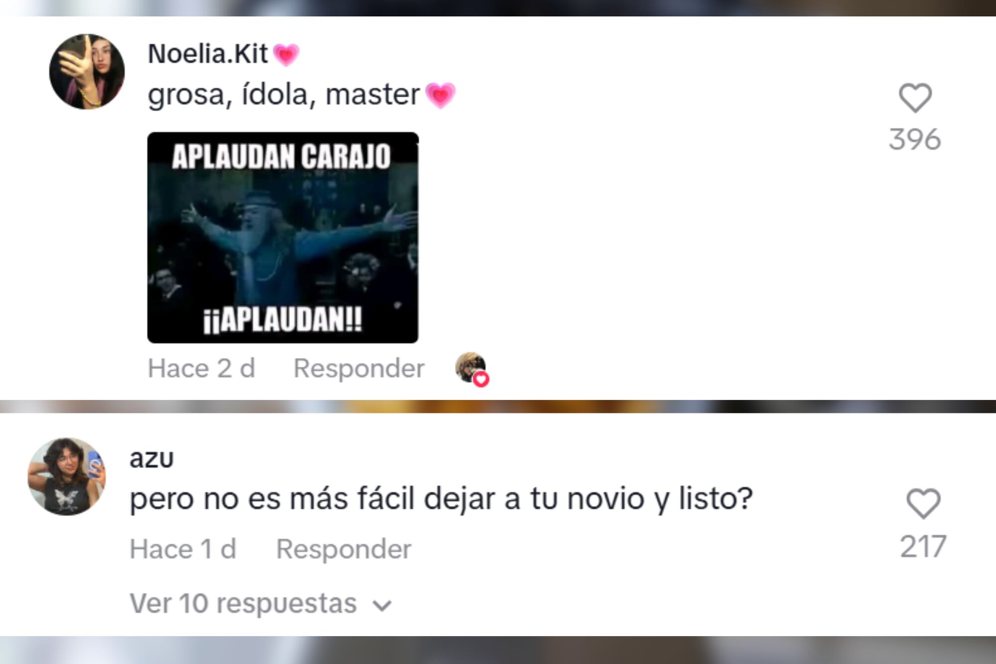 El debate en los comentarios