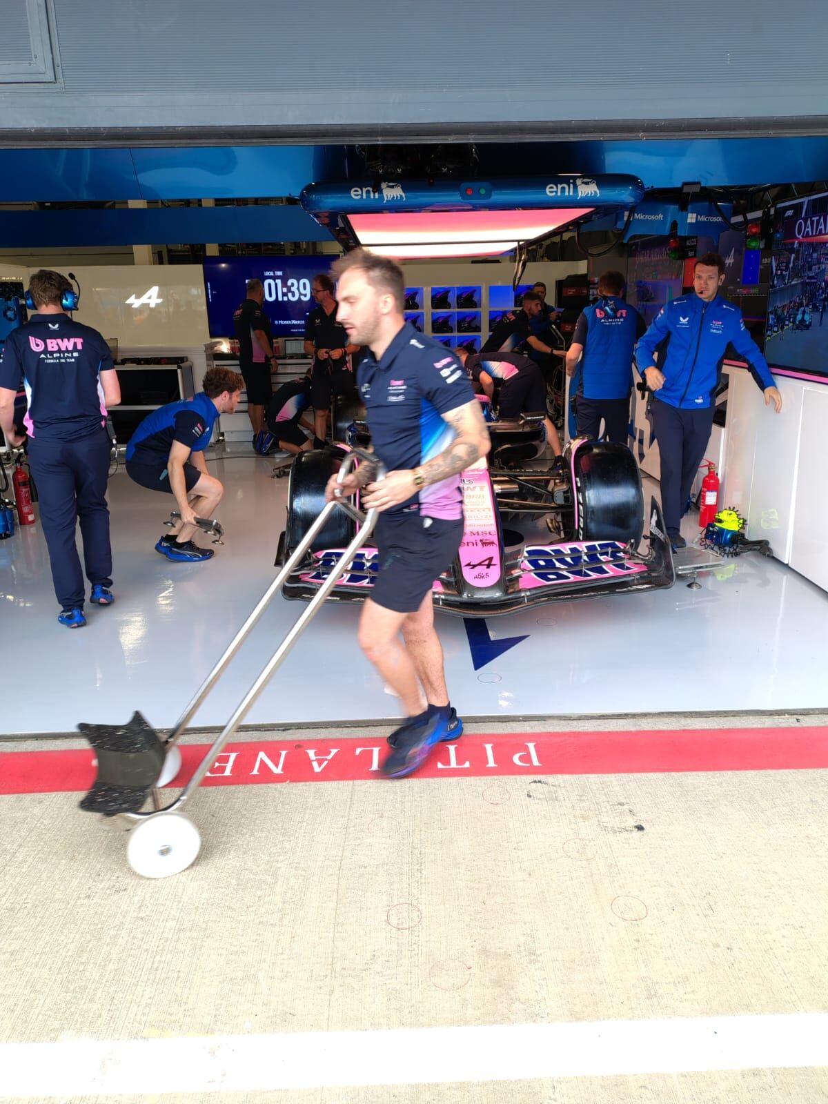 El detrás de escena de las carreras de Colapinto