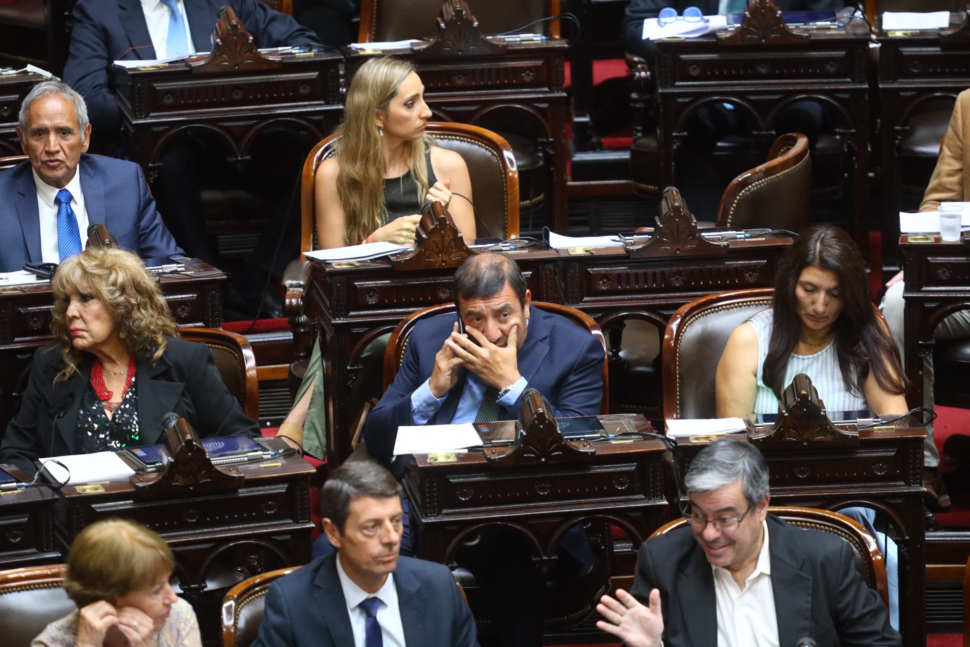 Sesión en Diputados por la suspensión de las PASO. En este momento Tema paredon limitrofe y justicia en Salta por tema narcotrafico. En tratamiento de cuestiones de privilegio