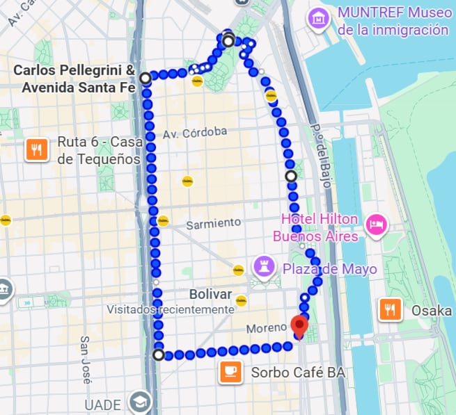 El distrito se ubicará en una zona comprendida entre la Av. Santa Fe, Crucero General Belgrano, Av. Del Libertador, Av. Leandro N. Alem, Av. Paseo Colón, Av. Belgrano, Bernardo de Irigoyen y Carlos Pellegrini