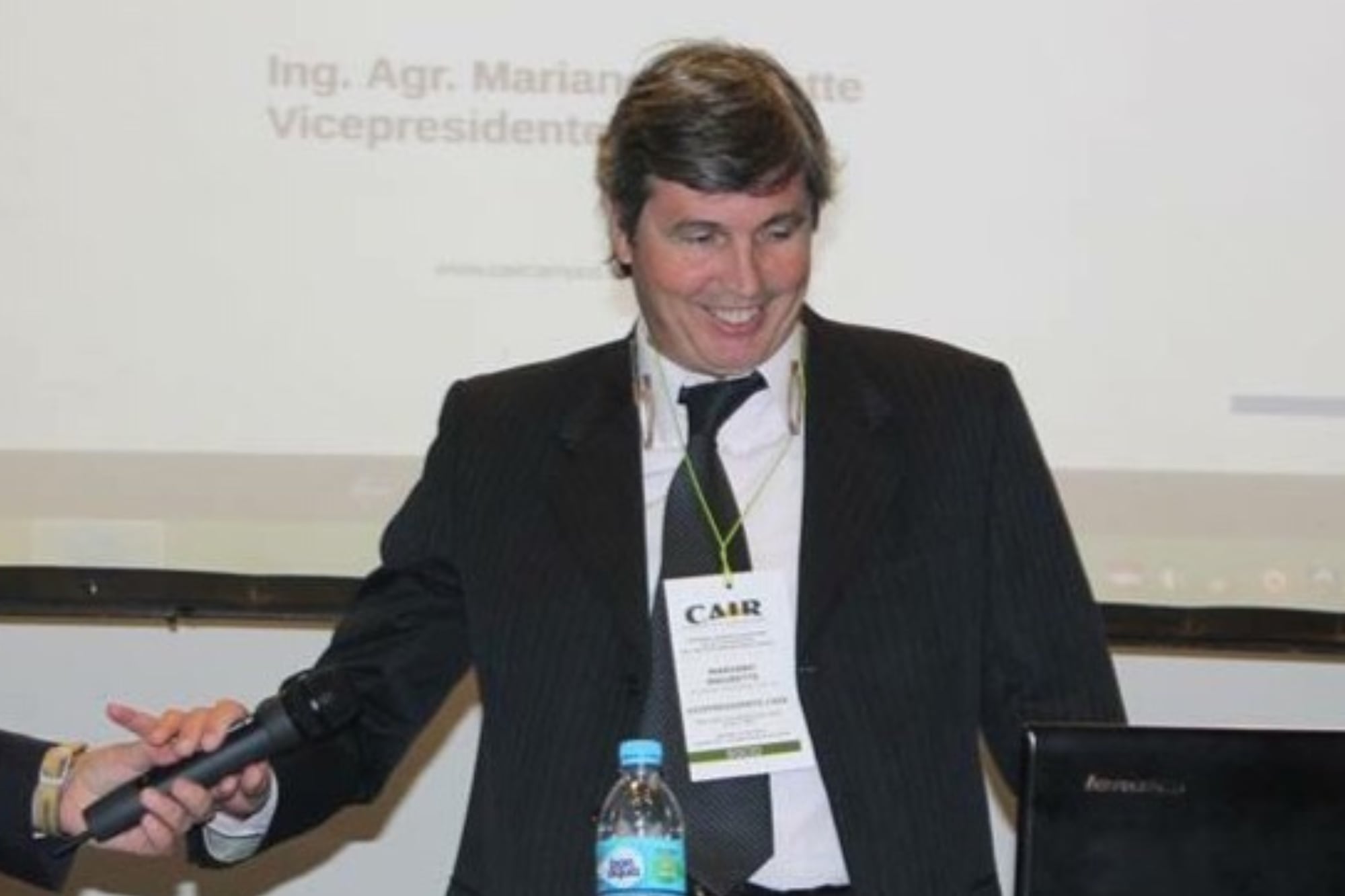 Mariano Maurette, responsable de la sección Campos de Alzaga Unzué
