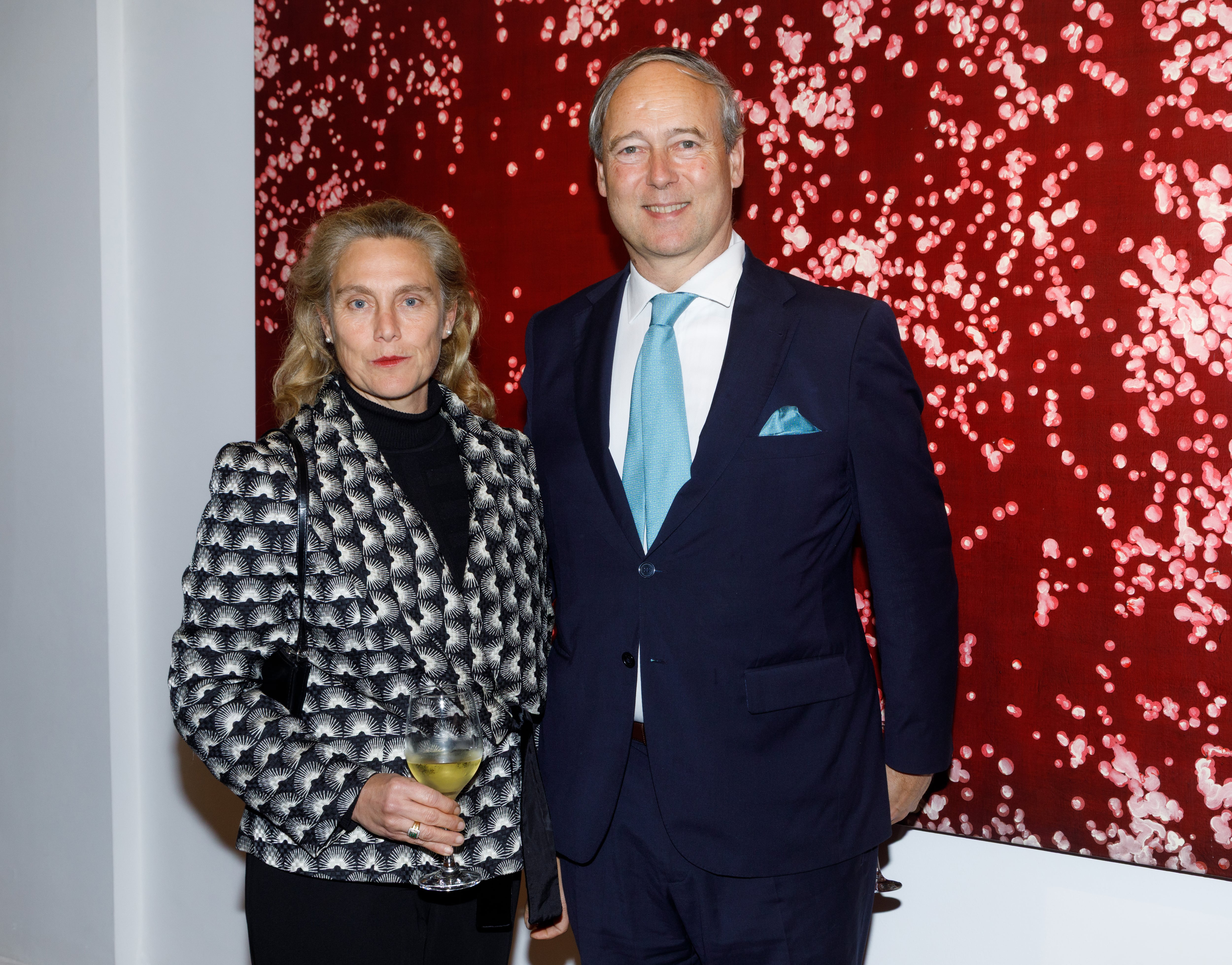 En fotos. Todos los invitados a Arte, Cultura y Diplomacia Pública en Recoleta 54 El embajador de Bélgica, Christian Marie H. De Lannoy y su esposa, Luisa Moreno Manso