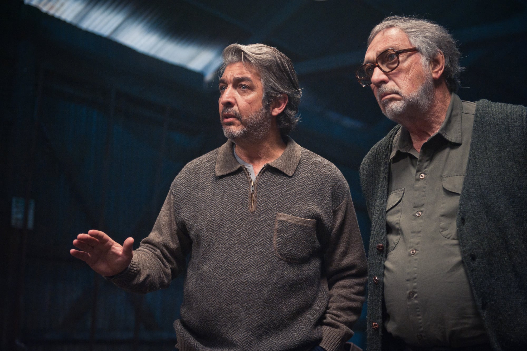 Ricardo Darín y Luis Brandoni en La odisea de los giles