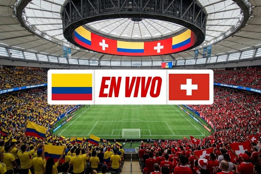 A qué hora de EE.UU. juega Colombia vs. Suiza hoy: en vivo el partido de octavos del Mundial 2026