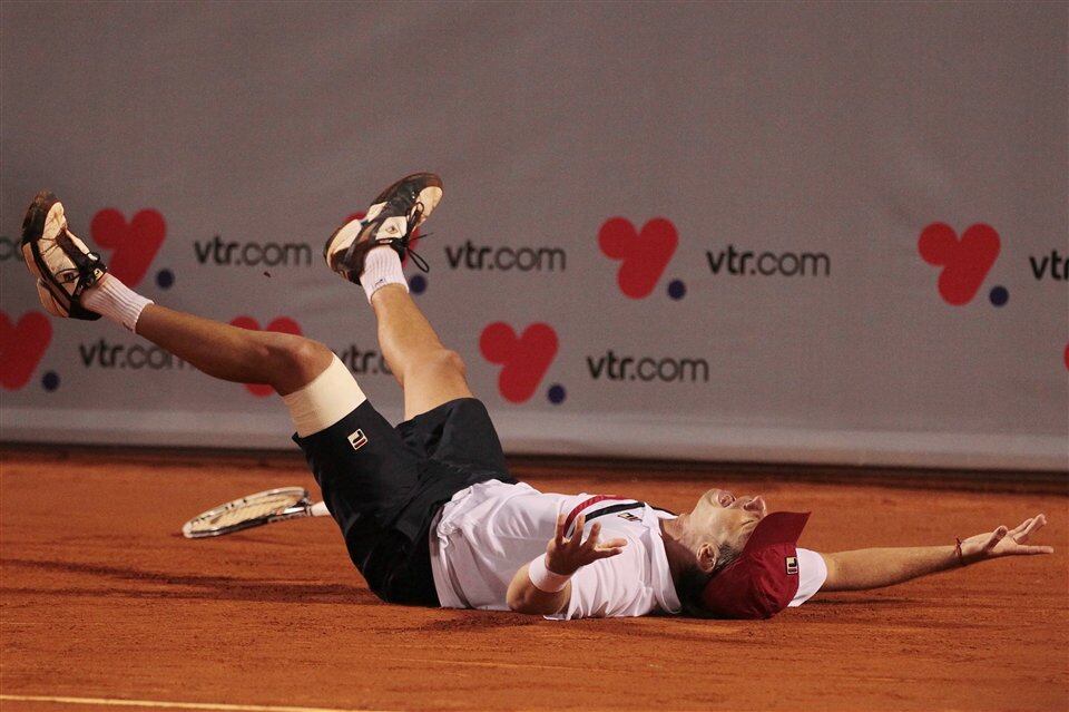 El instante de la consagración; Zeballos le ganó a Rafael Nadal en la final de Viña del Mar 2013, el mejor éxito de su carrera
