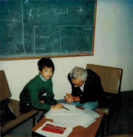 En 1988, nuevamente junto a un gigante de las matemáticas, Paul Erdős