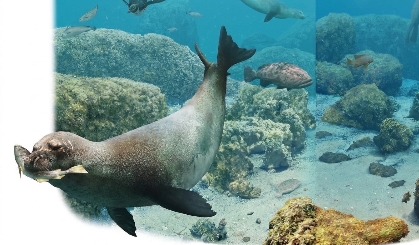 El Kawas benegasorum, un tipo de foca extinta que habitó la costa de la Patagonia argentina hace unos 10 millones de años