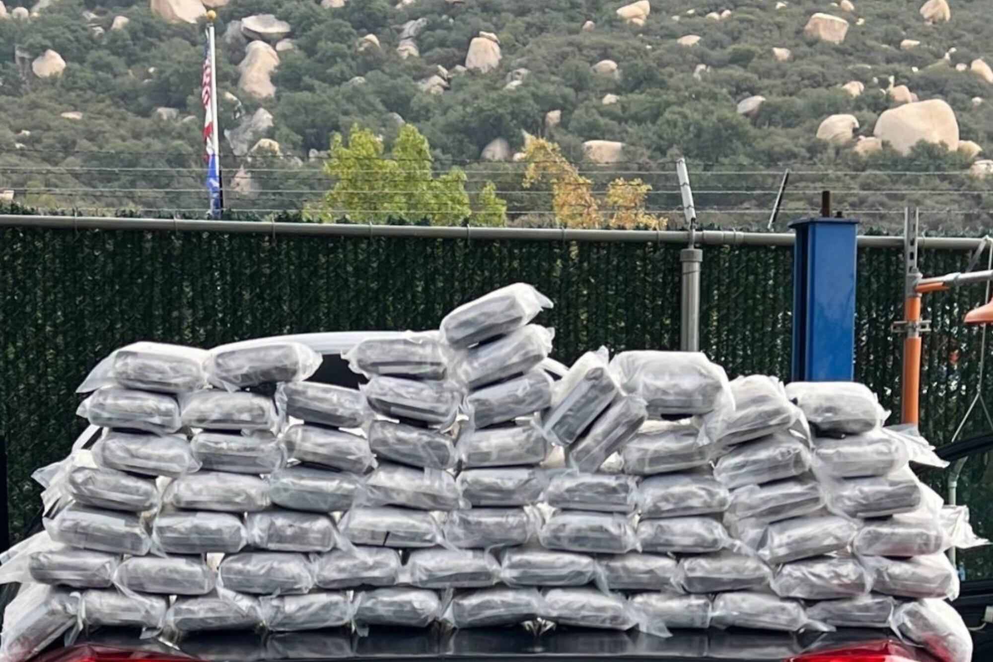 La droga estaba oculta en un Toyota Sienna