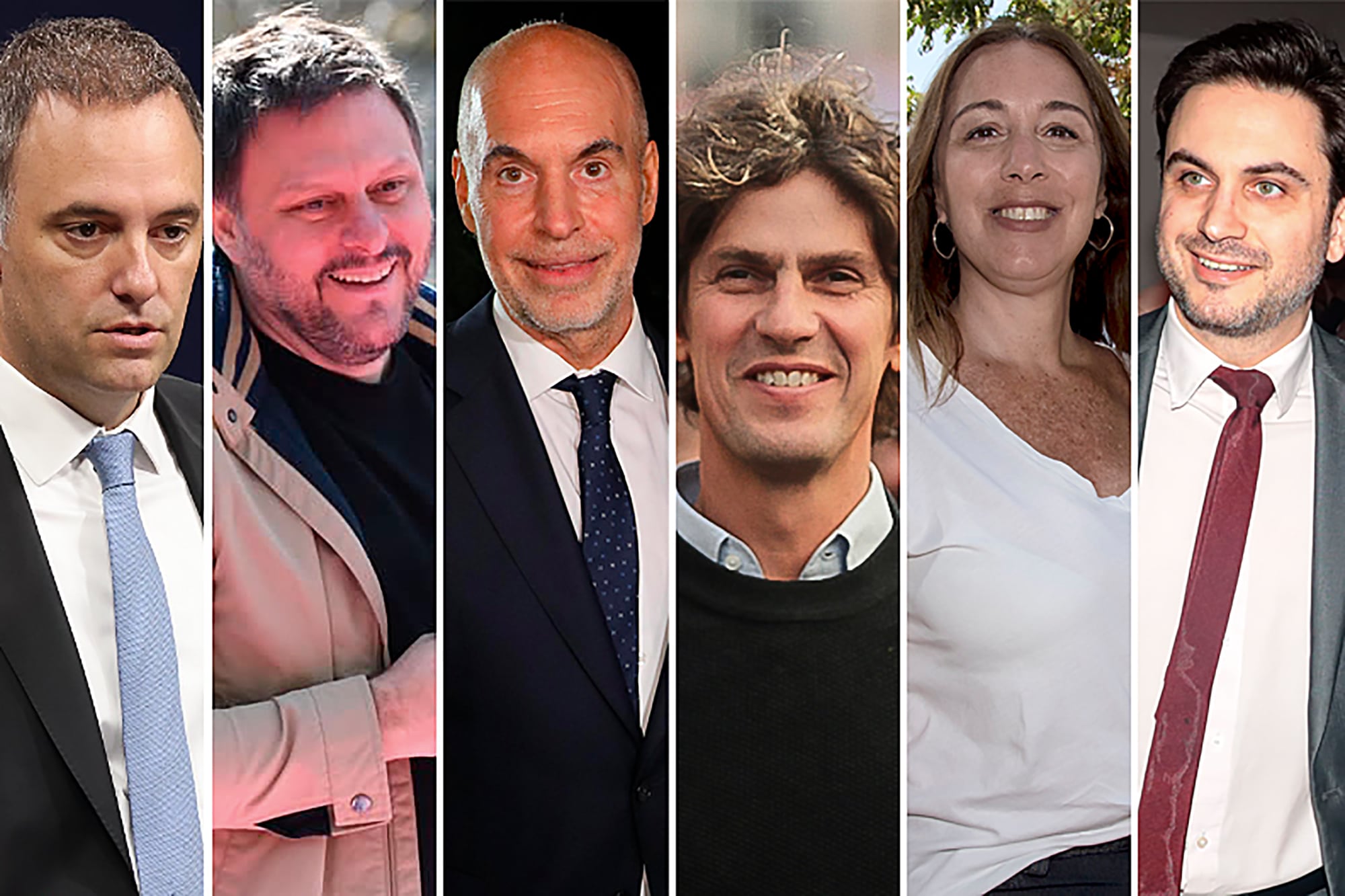 Leandro Santoro, Manuel Adorni, Maria Eugenia Vidal, Horacio Rodriguez Larreta, Martin Lousteau, Rodrigo Marra